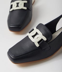 BOSSYS DJ NAVY IVORY LEATHER