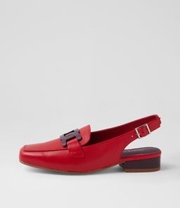 BOSSYS DJ NEW RED PURPLE LEATHER
