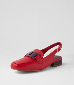 BOSSYS DJ NEW RED PURPLE LEATHER