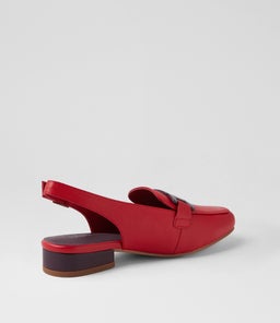 BOSSYS DJ NEW RED PURPLE LEATHER