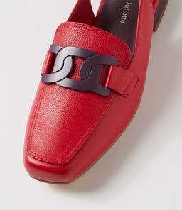 BOSSYS DJ NEW RED PURPLE LEATHER