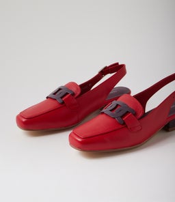 BOSSYS DJ NEW RED PURPLE LEATHER