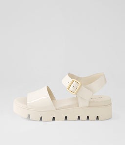 BABELS DJ IVORY IVORY SOLE PATENT LEATHER
