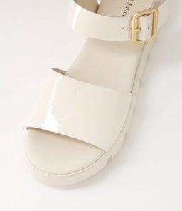 BABELS DJ IVORY IVORY SOLE PATENT LEATHER