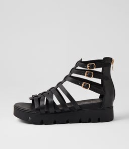 BRIANAT DJ BLACK BLACK SOLE LEATHER