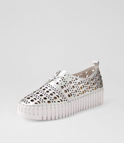 BELARUS DJ SILVER WHITE SOLE LEATHER
