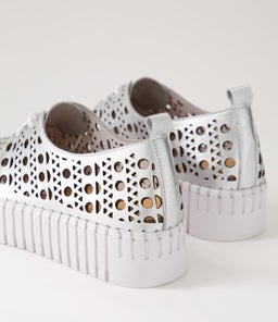 BELARUS DJ SILVER WHITE SOLE LEATHER