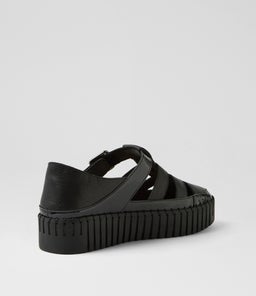 BAYTOWN DJ BLACK BLACK PATENT LEATHER
