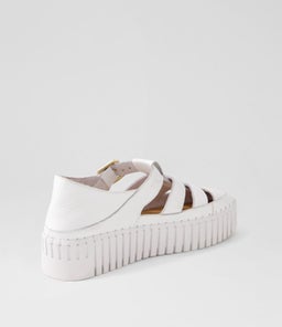 BAYTOWN DJ WHITE WHITE SOLE LEATHER