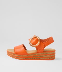 CUBBIE DJ NEW ORANGE LEATHER