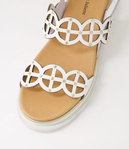 CAROLA DJ WHITE LEATHER