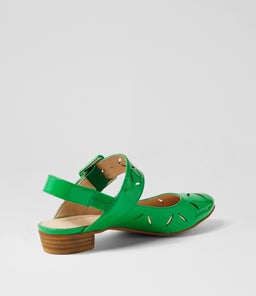 ENTLE DJ BRIGHT EMERALD PATENT LEATHER