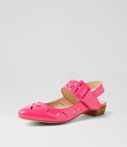 ENTLE DJ HOT PINK PATENT LEATHER