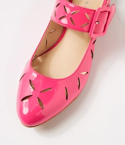 ENTLE DJ HOT PINK PATENT LEATHER
