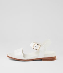 ELISSAY DJ WHITE LEATHER