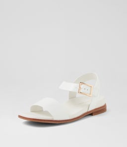 ELISSAY DJ WHITE LEATHER
