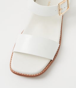 ELISSAY DJ WHITE LEATHER