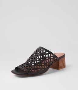 FEEFIS DJ BLACK NATURAL HEEL LEATHER