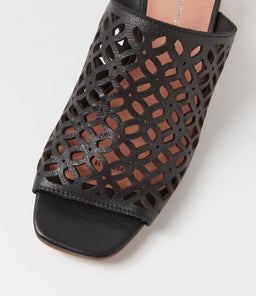 FEEFIS DJ BLACK NATURAL HEEL LEATHER