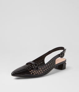 FLUKA DJ BLACK PATENT LEATHER