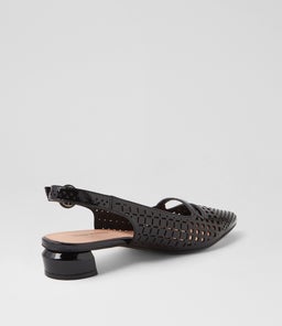 FLUKA DJ BLACK PATENT LEATHER