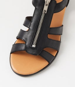 HAGAN DJ BLACK LEATHER