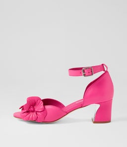 JANISSA DJ BRIGHT PINK LEATHER