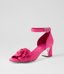 JANISSA DJ BRIGHT PINK LEATHER