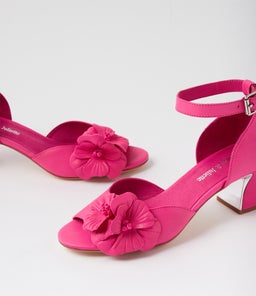 JANISSA DJ BRIGHT PINK LEATHER
