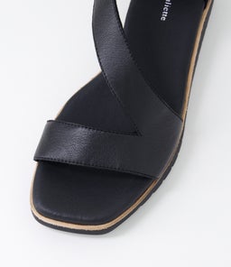KENDRIK DJ BLACK BLACK SOLE LEATHER