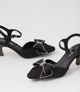 KLARKE DJ BLACK SILVER JEWELS SATIN