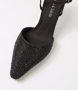 KOMINA DJ BLACK BLACK JEWELS SATIN