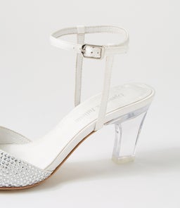 KOMINA DJ IVORY SILVER JEWELS SATIN
