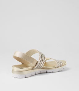 LELLIES DJ GOLD PALE GOLD JEWELS ELASTIC