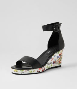 PERFECTOS DJ BLACK AMALFI PRINT LEATHER