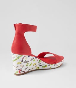 PERFECTOS DJ RED AMALFI PRINT LEATHER