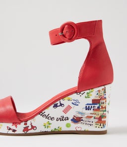 PERFECTOS DJ RED AMALFI PRINT LEATHER