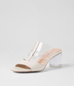 SANETAR DJ IVORY CLEAR LEATHER VINYLITE
