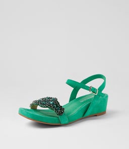 WULTER DJ NEW EMERALD SUEDE JEWELS