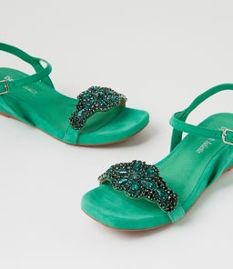 WULTER DJ NEW EMERALD SUEDE JEWELS