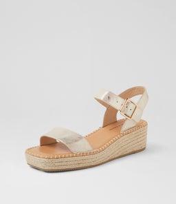 YELPS DJ PALE GOLD NATURAL ROPE SCRATCH LEATHER