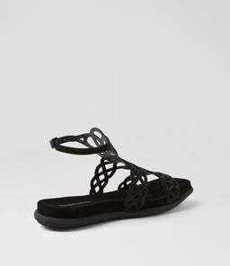 YASHA DJ BLACK SUEDE JEWELS