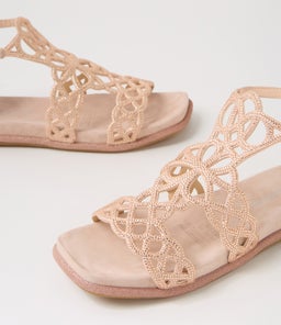 YASHA DJ NUDE SUEDE JEWELS