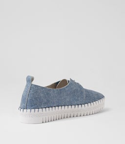 MARLIEST DJ BLUE DENIM WHITE SOLE LEATHER