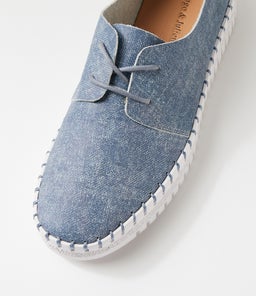 MARLIEST DJ BLUE DENIM WHITE SOLE LEATHER