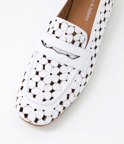 MADISH DJ WHITE LEATHER