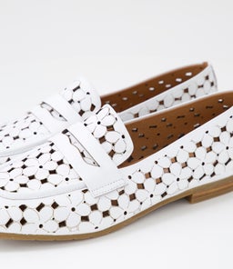 MADISH DJ WHITE LEATHER