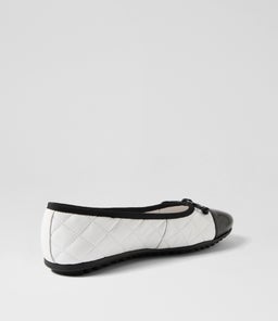 BOOKIE DJ BLACK WHITE PATENT LEATHER