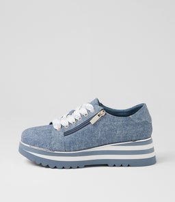 EAMMES DJ BLUE DENIM LEATHER