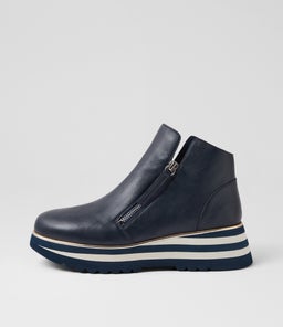 EVOL DJ NAVY LEATHER